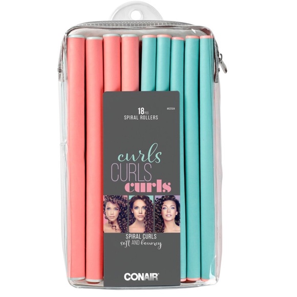 CONAIR Spiral Curls Flexible Rollers~2 NEW packages~36 Curlers~Spirals or Waves - Picture 2 of 3